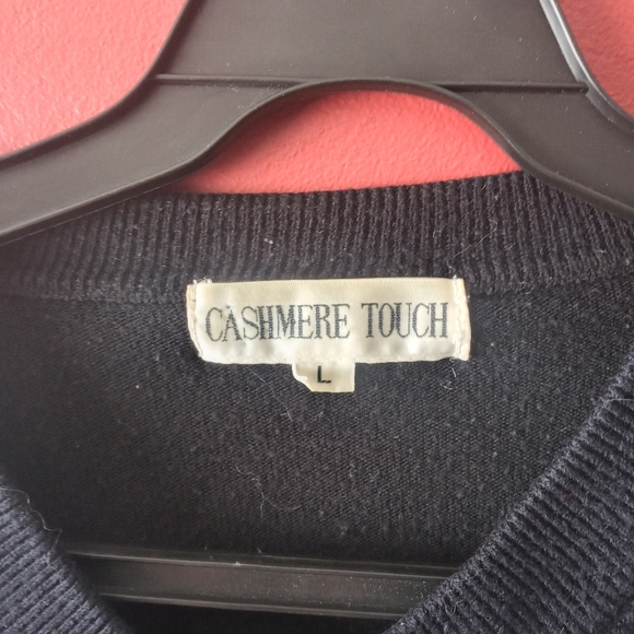 Cashmere Touch Sweater Sz Large - Picture 3 of 5